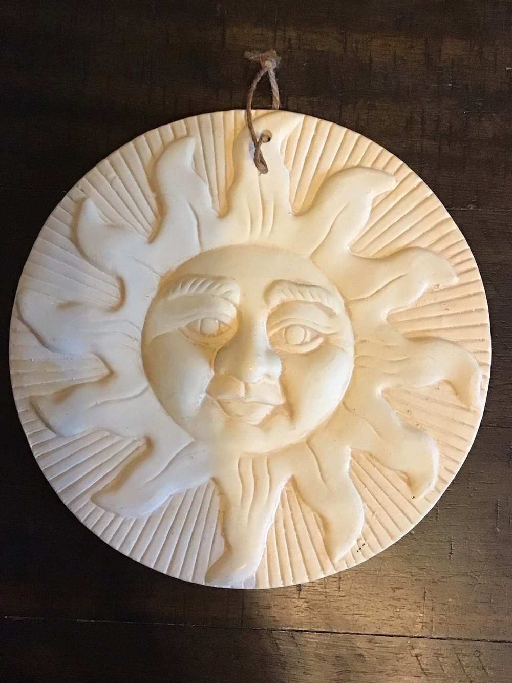Ceramic Sun Wall Hanging